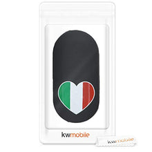 Carica l'immagine nel visualizzatore di Gallery, kwmobile Cover Chiave Compatibile con Cuore d'Italia verde / rosso / nero