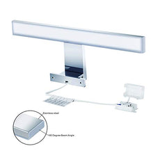 Carica l'immagine nel visualizzatore di Gallery, Luce da Specchio a LED in Acciaio Inossidabile/Aourow Lampada Specchio... - Ilgrandebazar