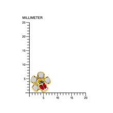 Carica l'immagine nel visualizzatore di Gallery, Monde Petit T1818P -Orecchini per bambini, oro giallo 18k (750) - Ilgrandebazar