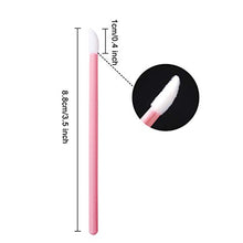 Carica l'immagine nel visualizzatore di Gallery, Monouso Labbro Pennelli Spazzola 200 Pezzi Mascara Rossetto e Lucentezza Rosa