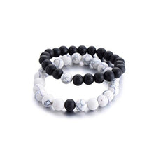 Carica l'immagine nel visualizzatore di Gallery, Andy &amp; C Bracciale Uomo 2 pezzi Con Pietre Naturali Braccialetto Scatola... - Ilgrandebazar