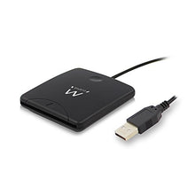 Carica l'immagine nel visualizzatore di Gallery, Ewent EW1052 Lettore di smart card USB SmartCard Reader, Plug &amp; Play, USB...