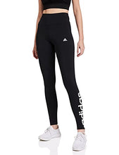 Carica l'immagine nel visualizzatore di Gallery, adidas Essentials High-Waisted Logo Leggings Leggings, Black/White, M Donna