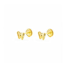 Carica l'immagine nel visualizzatore di Gallery, Monde Petit T1853PR - Orecchini per bambini, oro giallo 18k (750) - Ilgrandebazar