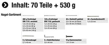 Carica l'immagine nel visualizzatore di Gallery, Connex Assortimento Chiodi, 530 g - Ilgrandebazar