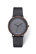 Carica l'immagine nel visualizzatore di Gallery, KERBHOLZ orologio in legno - Masterpieces Collection Noce / Nero Notte - Ilgrandebazar