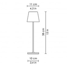 Carica l'immagine nel visualizzatore di Gallery, Ai Lati POLDINA Lampada da Tavolo LED 2W 3000K Ricaricabile IP54 Esterno... - Ilgrandebazar