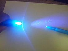 Carica l'immagine nel visualizzatore di Gallery, MonQi 14 pezzi Permanente Penna Inchiostro Invisibile con Luce UV + 5...