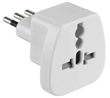 Carica l'immagine nel visualizzatore di Gallery, Electraline 70042, Adattatore da Viaggio Mondo a Italia, Bianco