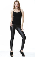 Carica l'immagine nel visualizzatore di Gallery, Everbellus Donna Pu Leggings Pelle L/ Misura della vita 71 - 79CM, Nero - Ilgrandebazar