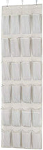 Carica l'immagine nel visualizzatore di Gallery, AmazonBasics - Scarpiera a sospensione da porta a 24 scomparti 24 - Ilgrandebazar