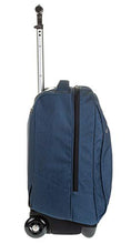 Carica l'immagine nel visualizzatore di Gallery, Trolley Invicta Benin Recycled, Blu, 35 Lt, 2in1 Zaino con Sollevamento Blu