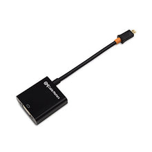 Carica l'immagine nel visualizzatore di Gallery, Cable Matters Adattatore da micro HDMI a VGA (convertitore Micro HDMI, Nero