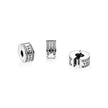 Carica l'immagine nel visualizzatore di Gallery, Pandora 792056CZ Forever Clip per bracciali Donna, Argento Sterling 925 - Ilgrandebazar