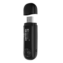 Carica l'immagine nel visualizzatore di Gallery, Walkercam M1 Lettore MP3 USB con radio FM, supporto per lettore musicale Nero