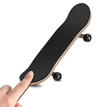 Carica l'immagine nel visualizzatore di Gallery, Skateboard Finger da Dito, Mini Lega Professionale in Acero di Legno Nero