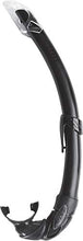 Carica l'immagine nel visualizzatore di Gallery, Cressi Mexico, Tubo Snorkel per Immersioni, Apnea, Snorkeling Unisex Nero