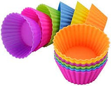 Carica l'immagine nel visualizzatore di Gallery, STAMPI per Dolci in Silicone, 24 PIROTTINI Silicone Muffin E Dolci,...