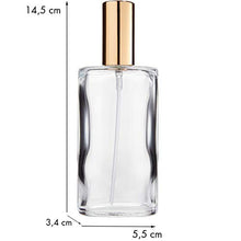 Carica l'immagine nel visualizzatore di Gallery, Fantasia, Vaporizzatore per profumo vuoto, in vetro trasparente, con...