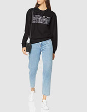 Carica l'immagine nel visualizzatore di Gallery, ARMANI EXCHANGE Felpa Donna M, Nero (Black 1200) - Ilgrandebazar