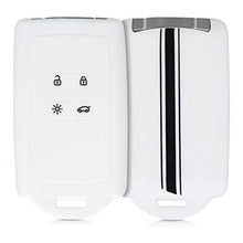 Carica l'immagine nel visualizzatore di Gallery, kwmobile Cover Copri-Chiave Compatibile con Strisce Rally nero / bianco