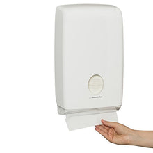 Carica l'immagine nel visualizzatore di Gallery, AQUARIUS* SLIMFOLD Dispenser di asciugamani piegati U7024 - Bianco - Ilgrandebazar