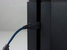 Carica l'immagine nel visualizzatore di Gallery, Lioncast 2x Cavo Ricarica PS4/Xbox 4m controller, Blu e Nero