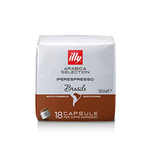 Carica l'immagine nel visualizzatore di Gallery, illy Capsule Caffè Iperespresso Arabica Selection Brasile - 108 caps