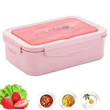 Carica l'immagine nel visualizzatore di Gallery, Scatole bento, Scatola da Pranzo in Plastica, Porta 1000 ml Rosa