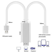 Carica l'immagine nel visualizzatore di Gallery, Mirroring al cavo HDMI per Phone Smartphone Pad e Lightning+USB hd