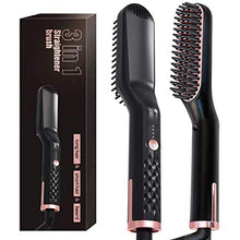 Carica l'immagine nel visualizzatore di Gallery, Pettine Barba Capelli, Oleein Lisciante per Capelli e Barba,Pettine... - Ilgrandebazar