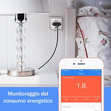 Carica l'immagine nel visualizzatore di Gallery, Presa Alexa Aunics Smart, Italiana 2 Pezzi Compatibile con Alexa...