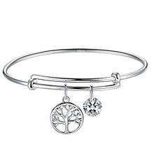 Carica l'immagine nel visualizzatore di Gallery, J.Endéar Argento Bracciali Donna, Braccialetto Argento, Pendenti in Zirconia... - Ilgrandebazar