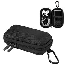 Carica l'immagine nel visualizzatore di Gallery, AGPTEK - Custodia per lettore MP3 portatile con moschettone in metallo Nero