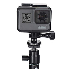 Carica l'immagine nel visualizzatore di Gallery, Treppiede/monopiede in lega di alluminio Monopod Mount + Thumbscrew (Black)