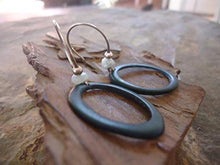 Carica l'immagine nel visualizzatore di Gallery, ORECCHINI TRIBALI tagua - grandi ganci &amp; Stones