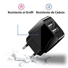 Carica l'immagine nel visualizzatore di Gallery, IceFrog Caricatore USB，Caricatore USB C da Muro a 2 Porte, 5V 2.1A,2 Pack... - Ilgrandebazar