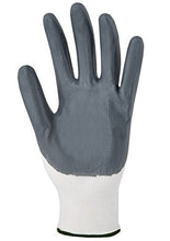 Carica l'immagine nel visualizzatore di Gallery, NITRAX BASIC (12 paia) - Guanti da lavoro, montaggio, 9 paia), Grigio - Ilgrandebazar