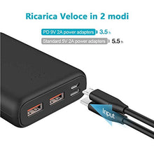 Carica l'immagine nel visualizzatore di Gallery, Mini Powerbank 10400mAh USB C PD Caricatore Portatile Ricarica - Ilgrandebazar