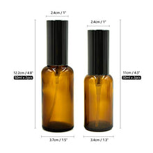 Carica l'immagine nel visualizzatore di Gallery, cococity 4 Pcs 30ml 50ml Flacone Spray Ambra, Nebulizzatore in Vetro...