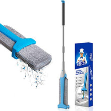 Carica l'immagine nel visualizzatore di Gallery, MR. SIGA Dual Action Self-Wringing Flipping Flat Mop - Wet &amp; Dry Mopping in... - Ilgrandebazar
