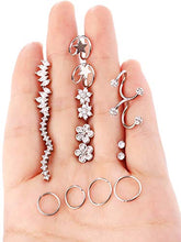 Carica l'immagine nel visualizzatore di Gallery, 16G Acciaio Inossidabile Orecchini Trago di Cartilagine Stud Colore Set 4 - Ilgrandebazar