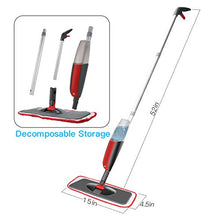 Carica l'immagine nel visualizzatore di Gallery, Fixget Spray Mop Mocio, Microfibra con Spruzzatore d'Acqua, Red