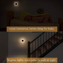 Carica l'immagine nel visualizzatore di Gallery, SOAIY 4 pz Luce notturna LED bambini Lampada Calda - Ilgrandebazar