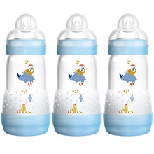 Carica l'immagine nel visualizzatore di Gallery, MAM FB0503B Biberon anticoliche autosterilizzante, 260 ml, 3 pezzi, Assortiti - Ilgrandebazar