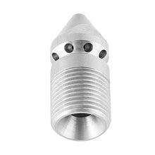 Carica l'immagine nel visualizzatore di Gallery, Ugello sturatubi per idropulitrice, filettatura maschio 3/8" BSP, acciaio... - Ilgrandebazar