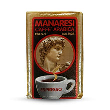 Carica l'immagine nel visualizzatore di Gallery, Il Caffè Manaresi Macinato Sottovuoto Per Espresso, 250 gr