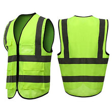 Carica l'immagine nel visualizzatore di Gallery, ELUTO Gilet Alta visibilità 2PCS Giacche con Strisce...