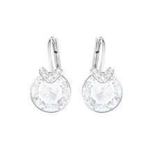 Carica l'immagine nel visualizzatore di Gallery, Swarovski Orecchini Bella V, Cristallo Bianco, Rodiati, da Donna - Ilgrandebazar