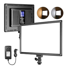 Carica l'immagine nel visualizzatore di Gallery, Neewer RALENO Luce 192 LED Ultra Sottile con LCD Display, Batteria a Litio...